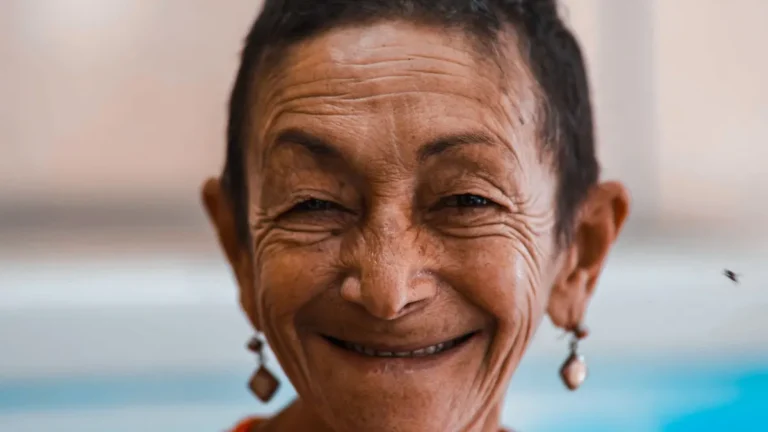 senior woman portrait natural beauty
