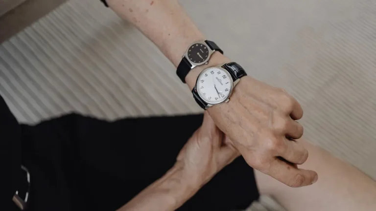 older woman hands closeup skin
